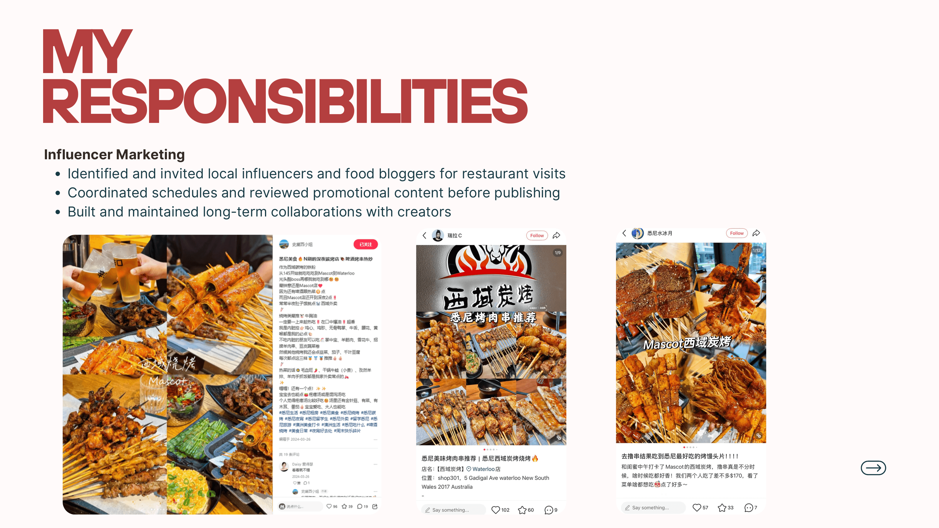 Western Legend BBQ influencer marketing and food blogger collaboration content.